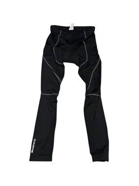 Qualidyne Men's Cycling Padded Pants Black Size Medium